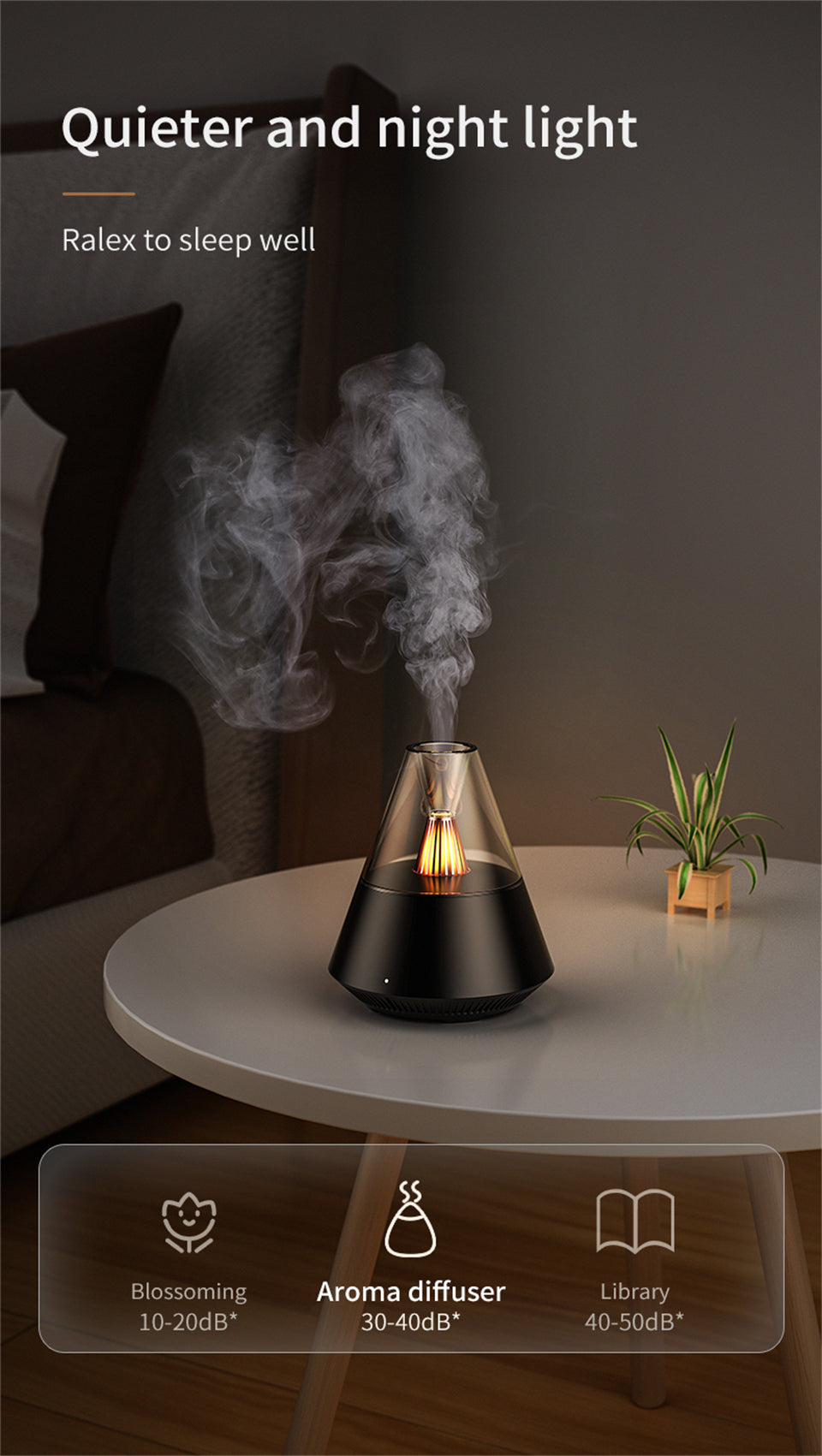 150 ML LED Aroma Diffuser with Remote Control and Night Light