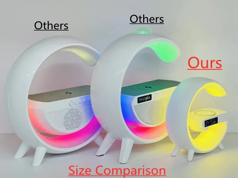 Multifunction Wireless Charging Dock with RGB light