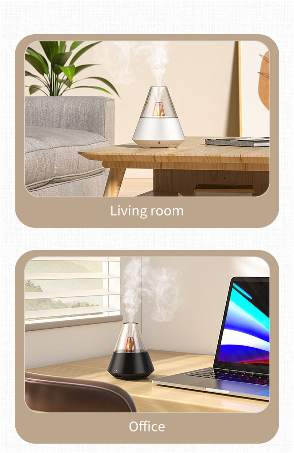 150 ML LED Aroma Diffuser with Remote Control and Night Light