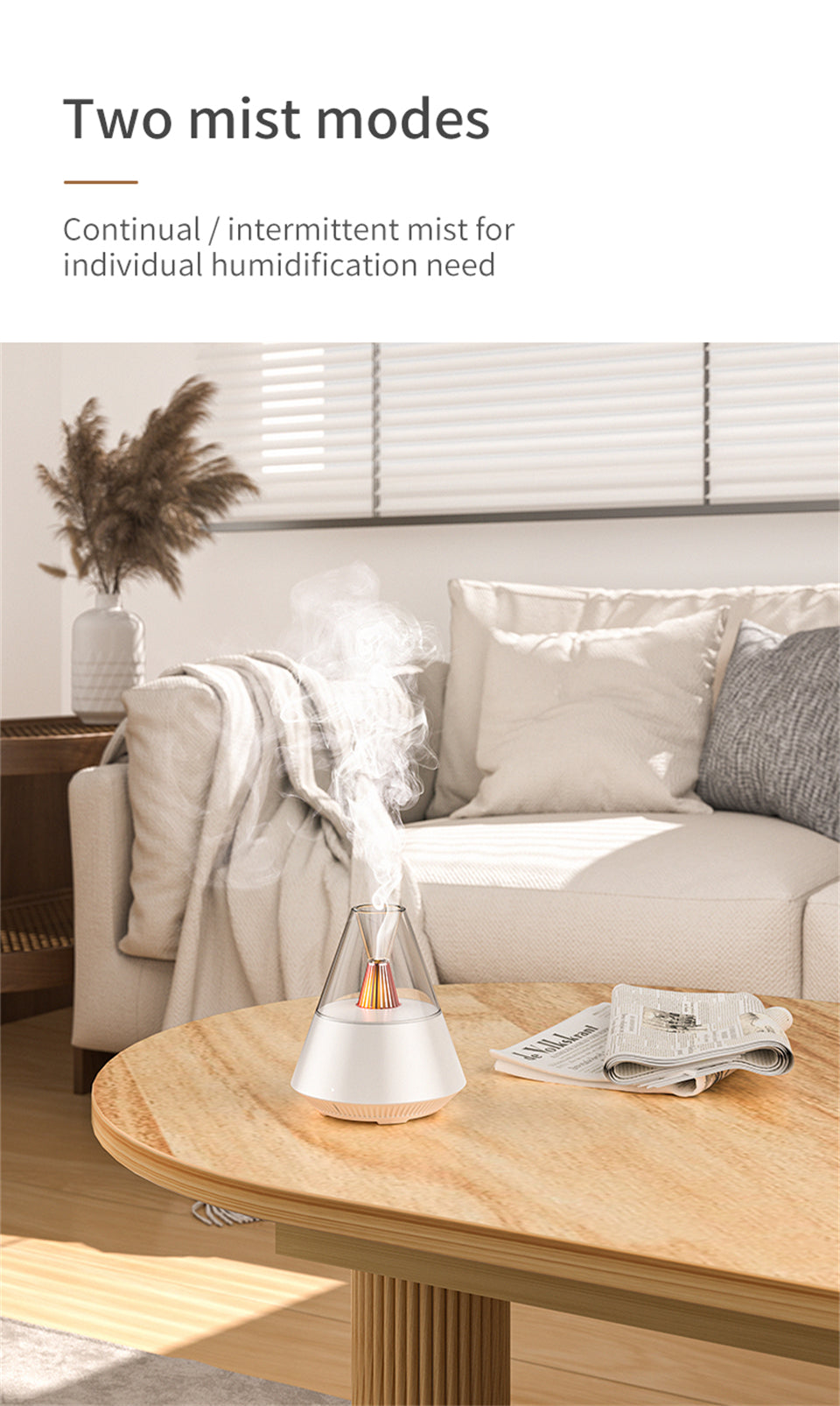 150 ML LED Aroma Diffuser with Remote Control and Night Light