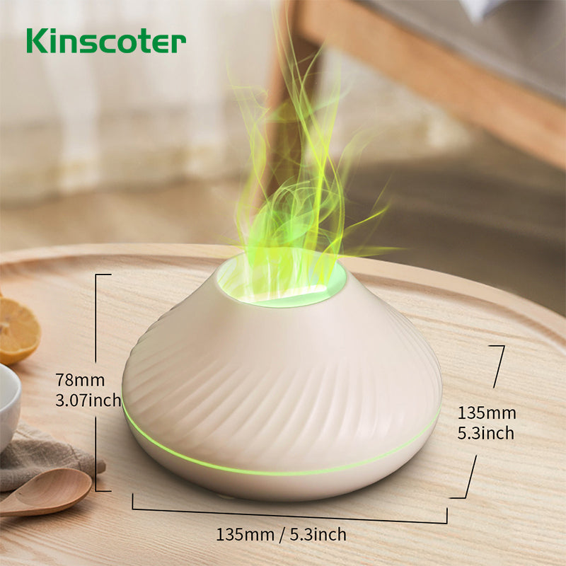 Portable Volcanic Aromatherapy Diffuser and Humidifier with LED Light