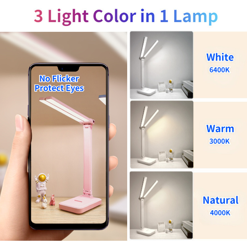 Dimmable Touch Control LED Desk Lamp for Home and Office