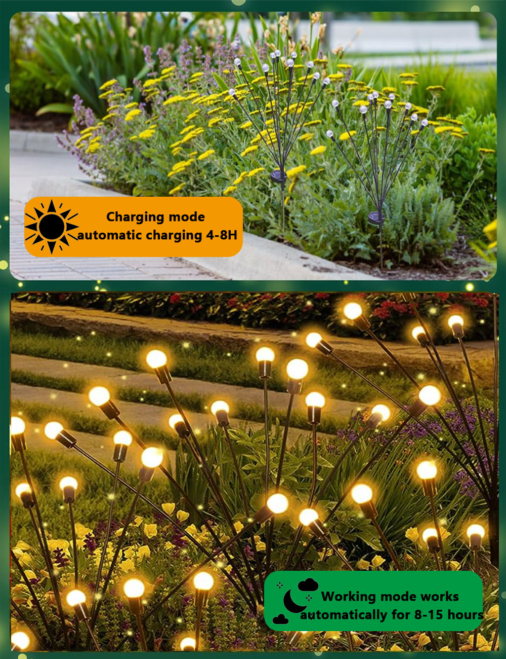 Solar Firefly Garden Lights