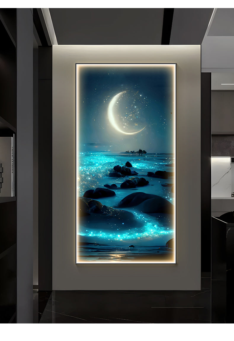 Moonlit Ocean Wall Decor Light