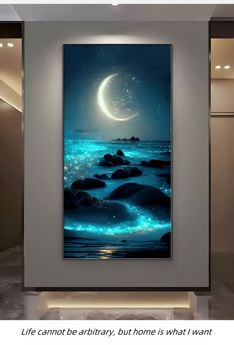 Moonlit Ocean Wall Decor Light