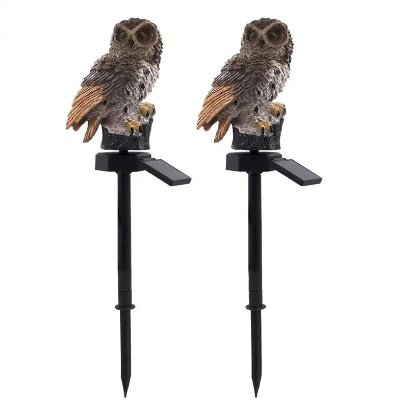 Solar Owl Garden Light - Waterproof Outdoor LED Lawn Lamp