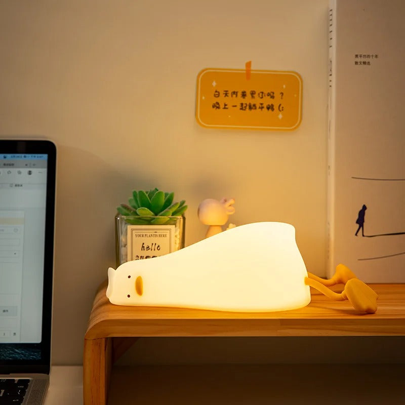 Duck Silicone Night Light - Touch & Dimmable With Timer