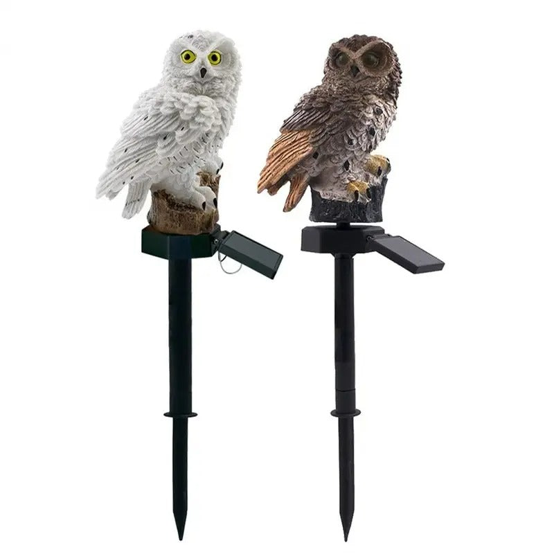 Solar Owl Garden Light - Waterproof Outdoor LED Lawn Lamp