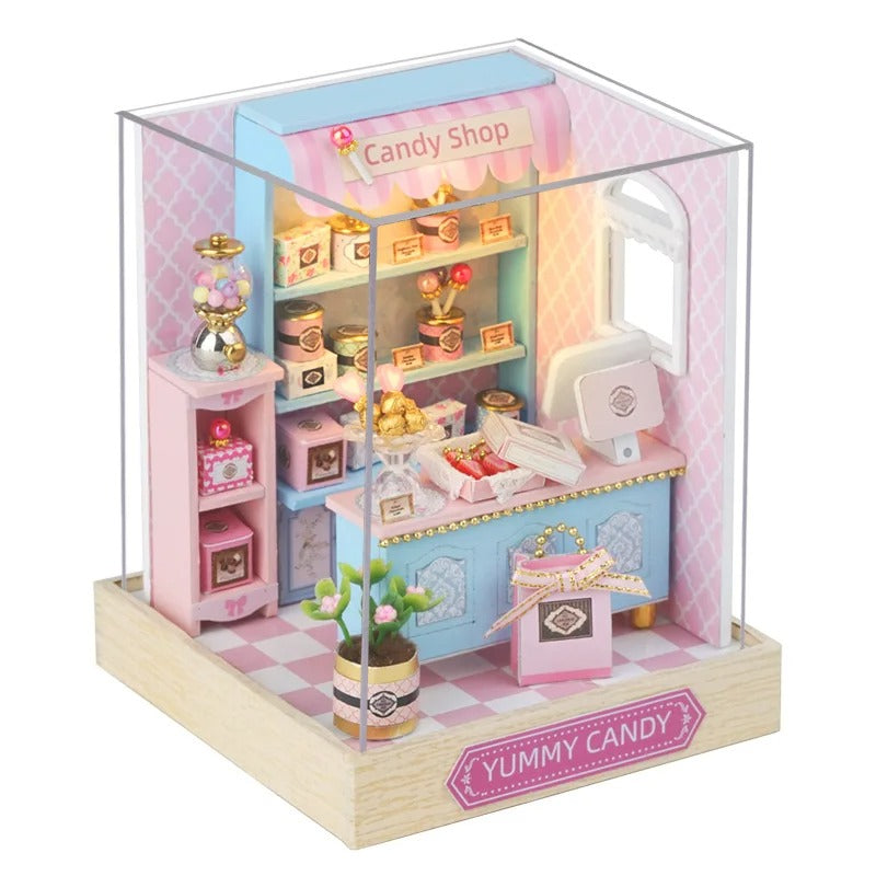 3D DIY Puzzle Dollhouse Kit with Furniture for Home Decoration