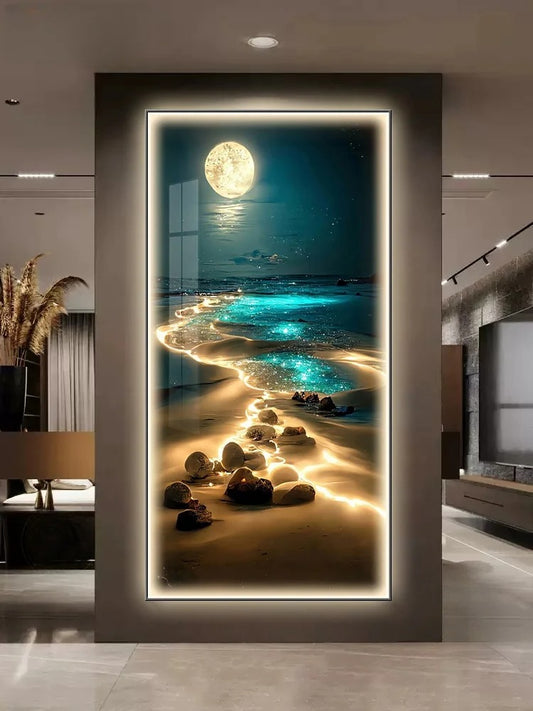 Moonlit Ocean Wall Decor Light