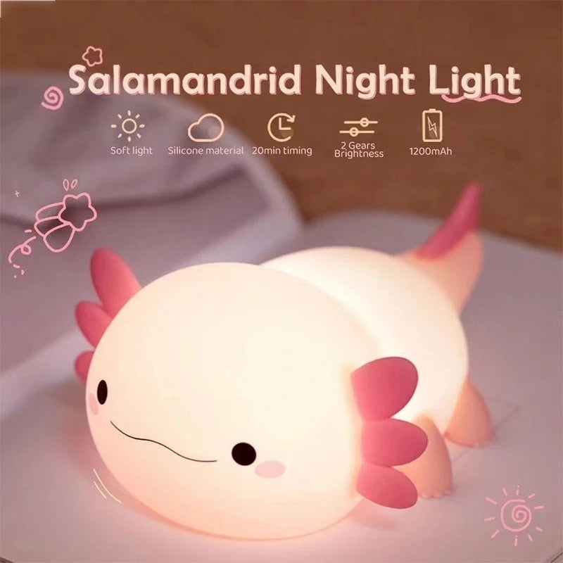 Adorable Axolotl Sleep Light