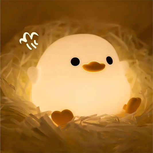 Duck Silicone Night Light - Touch & Dimmable With Timer