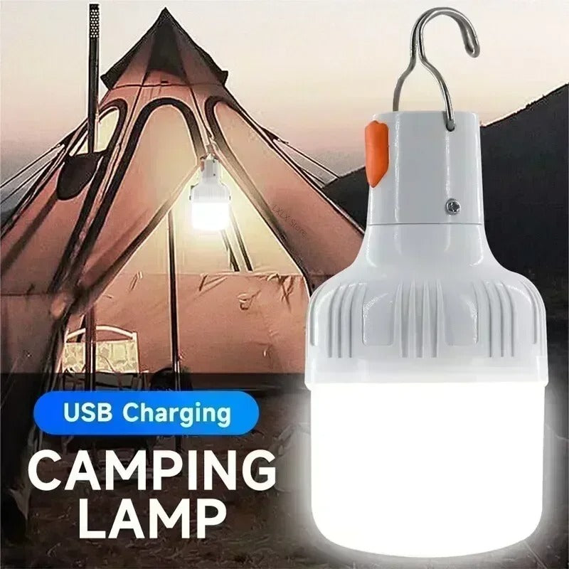 OUTDOOR 60W LED Light Bulb Lantern for Camping & Recreation