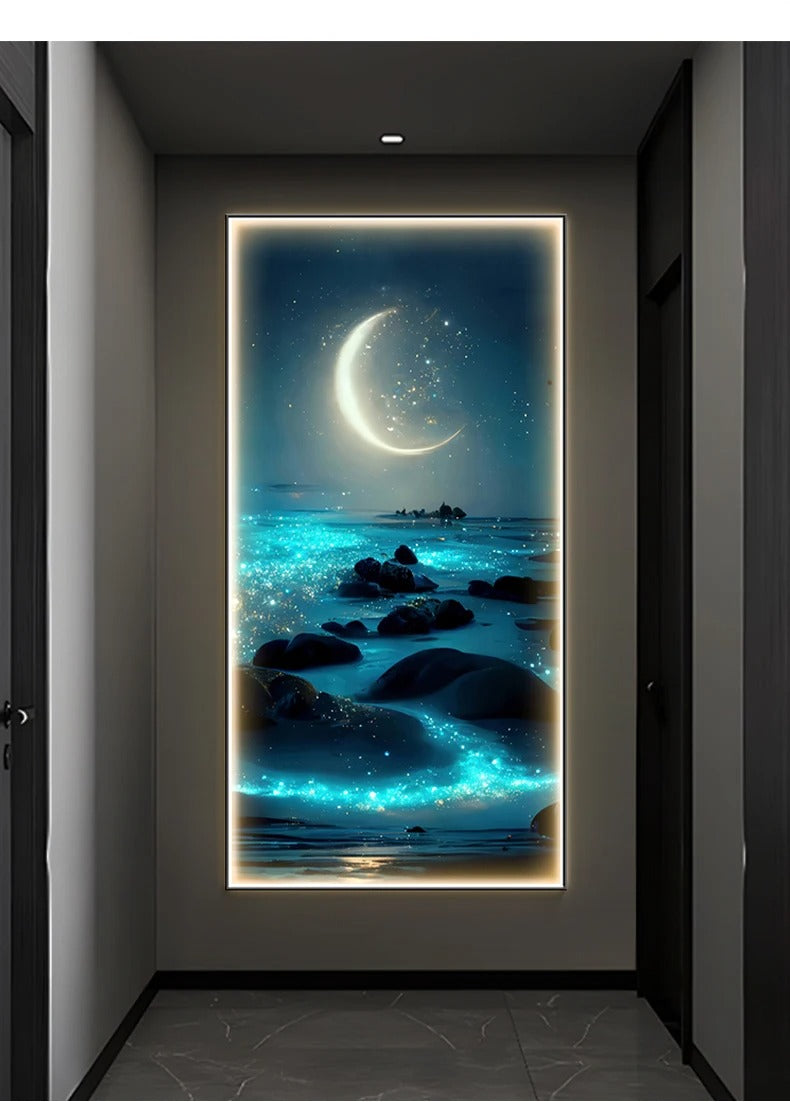 Moonlit Ocean Wall Decor Light