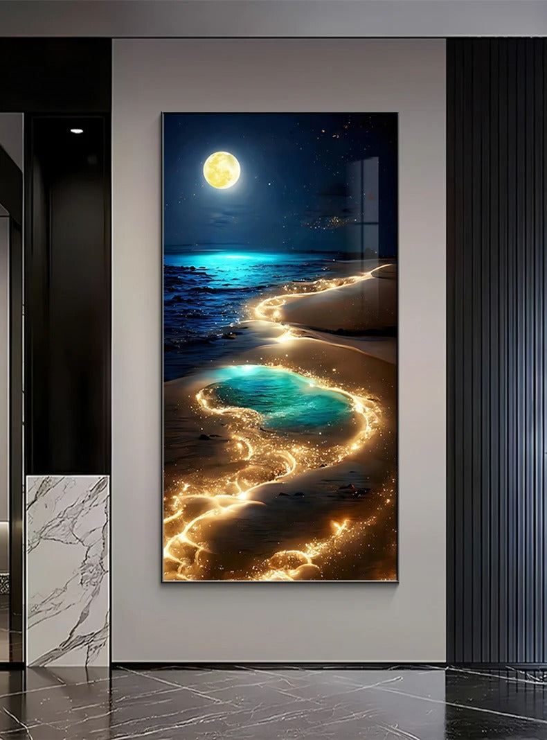 Moonlit Ocean Wall Decor Light