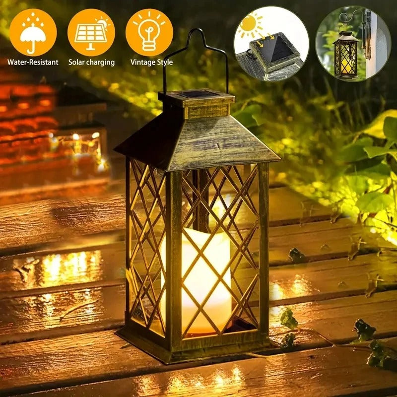 Waterproof LED Solar Powered Flameless Candle Light