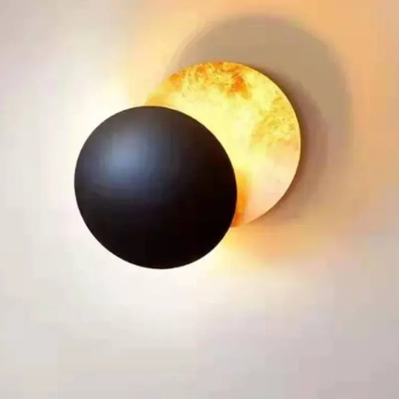 Sleek Eclipse Wall Light for Living Room or Bedroom