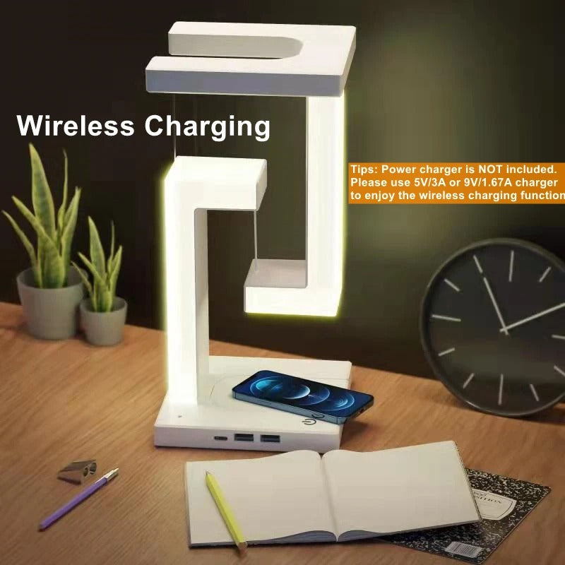 Floating Decorative Lamp with Wireless Charging