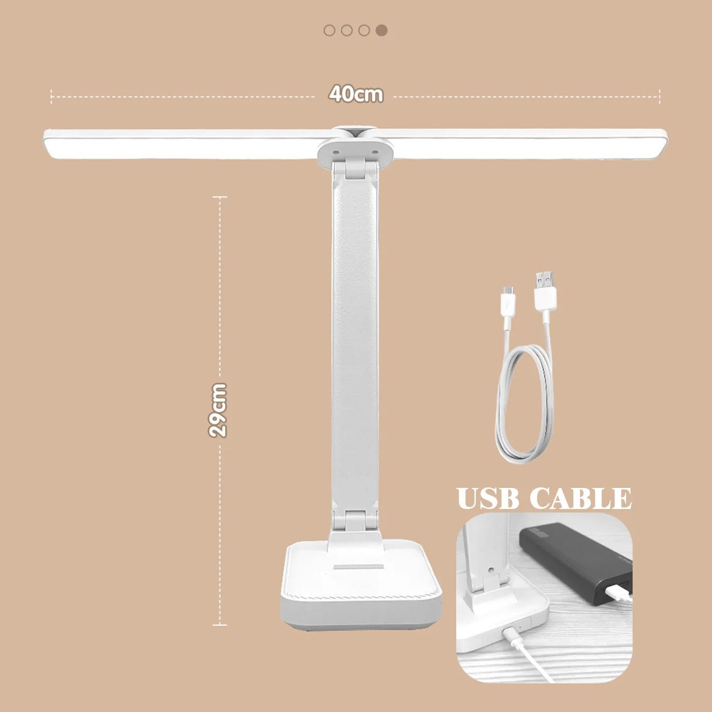 Dimmable Touch Control LED Desk Lamp for Home and Office