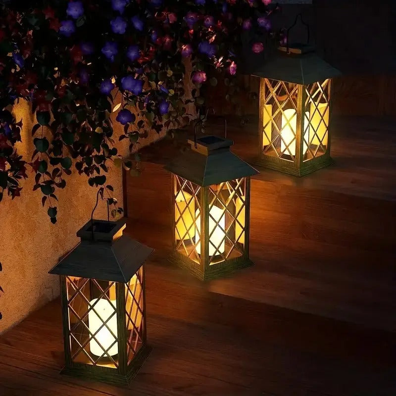 Waterproof LED Solar Powered Flameless Candle Light