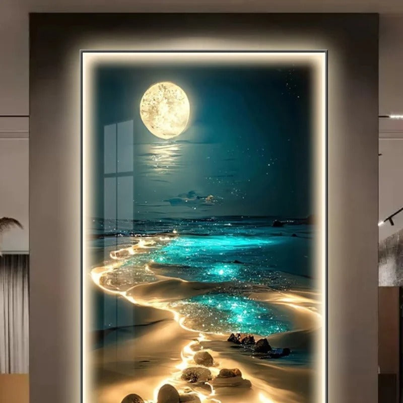 Moonlit Ocean Wall Decor Light