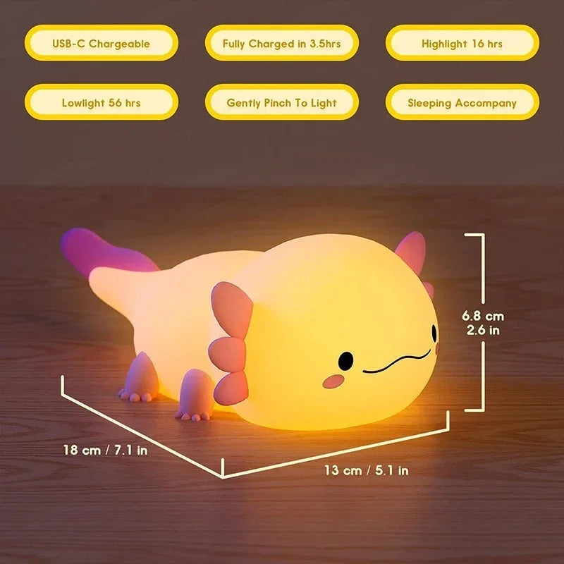 Adorable Axolotl Sleep Light