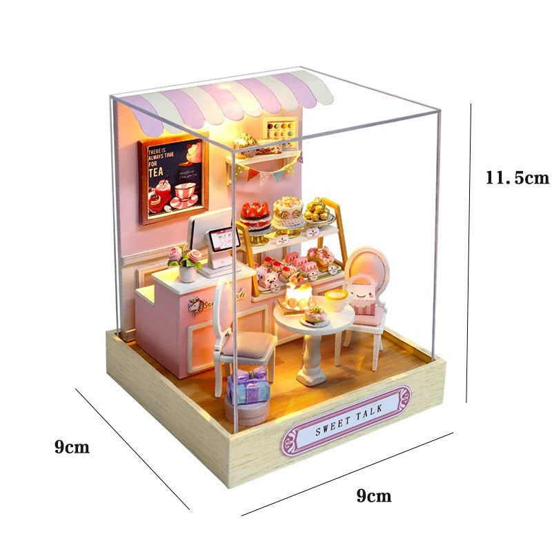 3D DIY Puzzle Dollhouse Kit with Furniture for Home Decoration