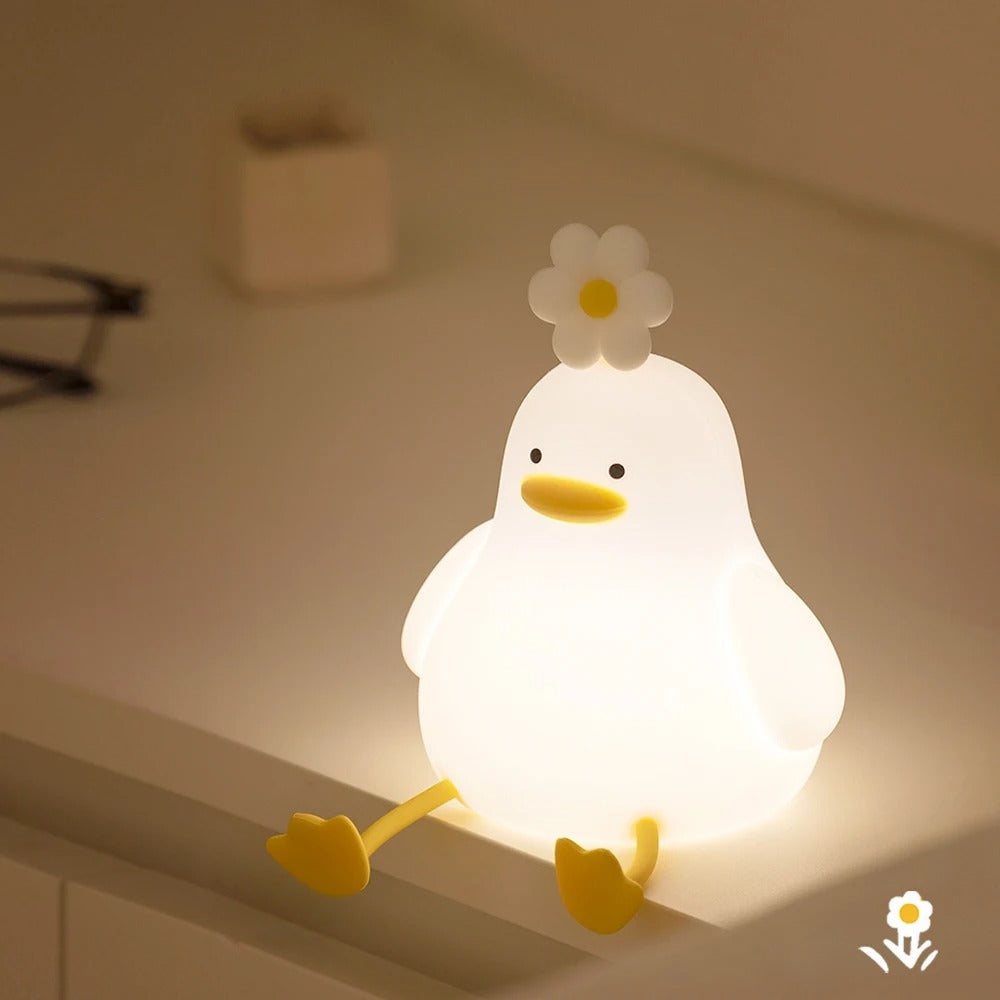 Duck Silicone Night Light - Touch & Dimmable With Timer