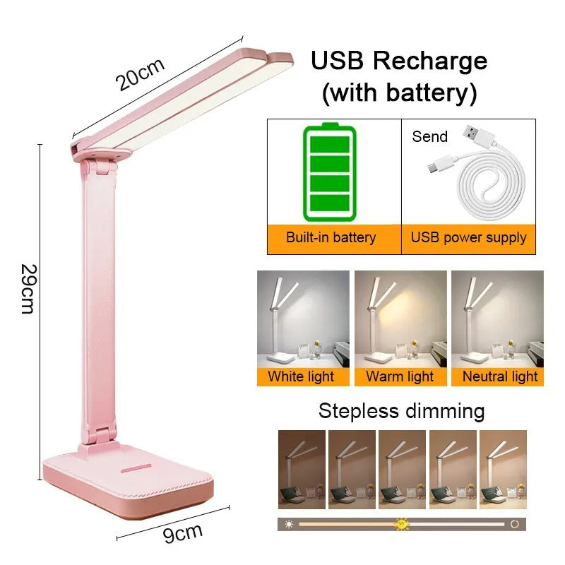 Dimmable Touch Control LED Desk Lamp for Home and Office