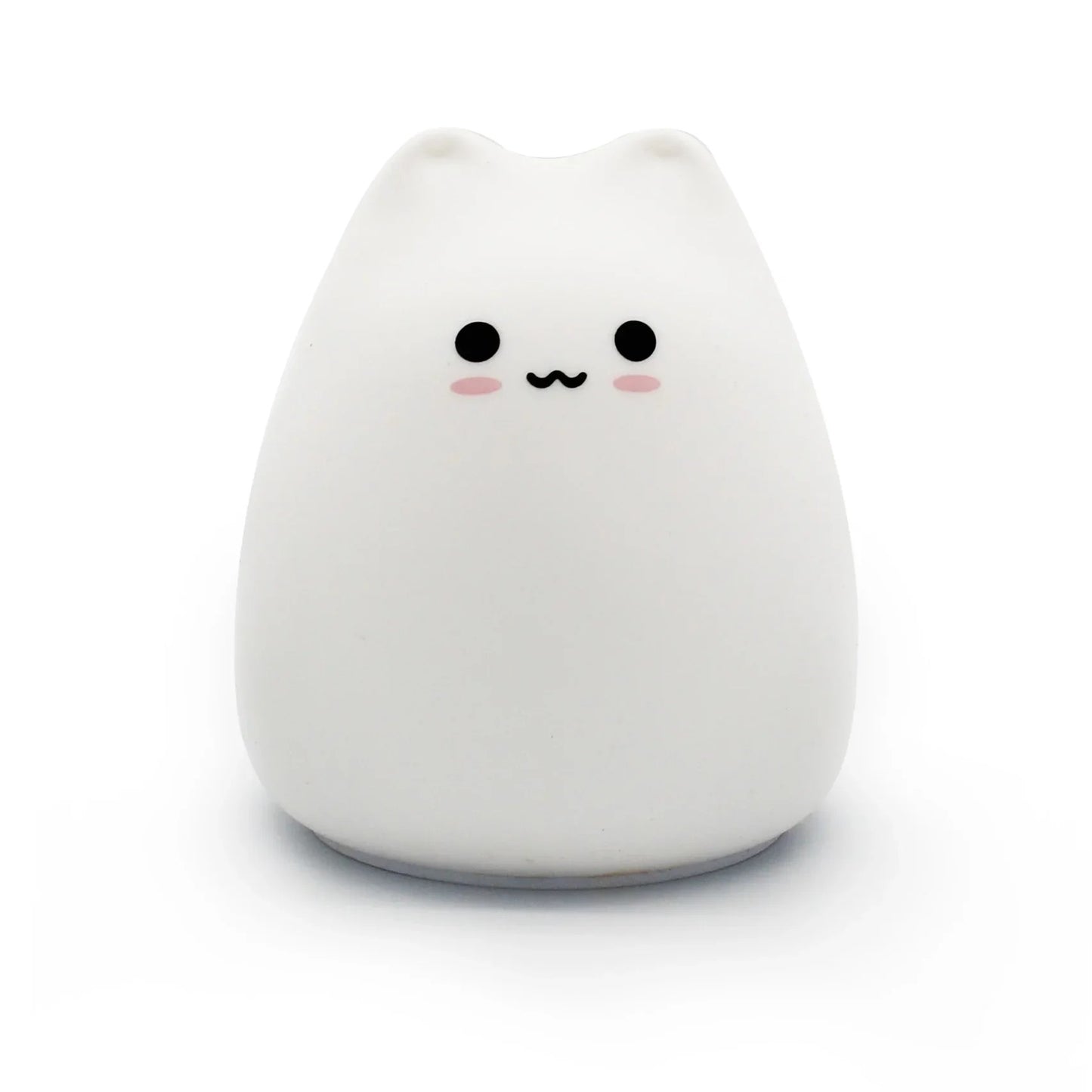 Touch-Control Colorful Cat Night Light - Soft Silicone LED lamp for Bedroom & Bedside