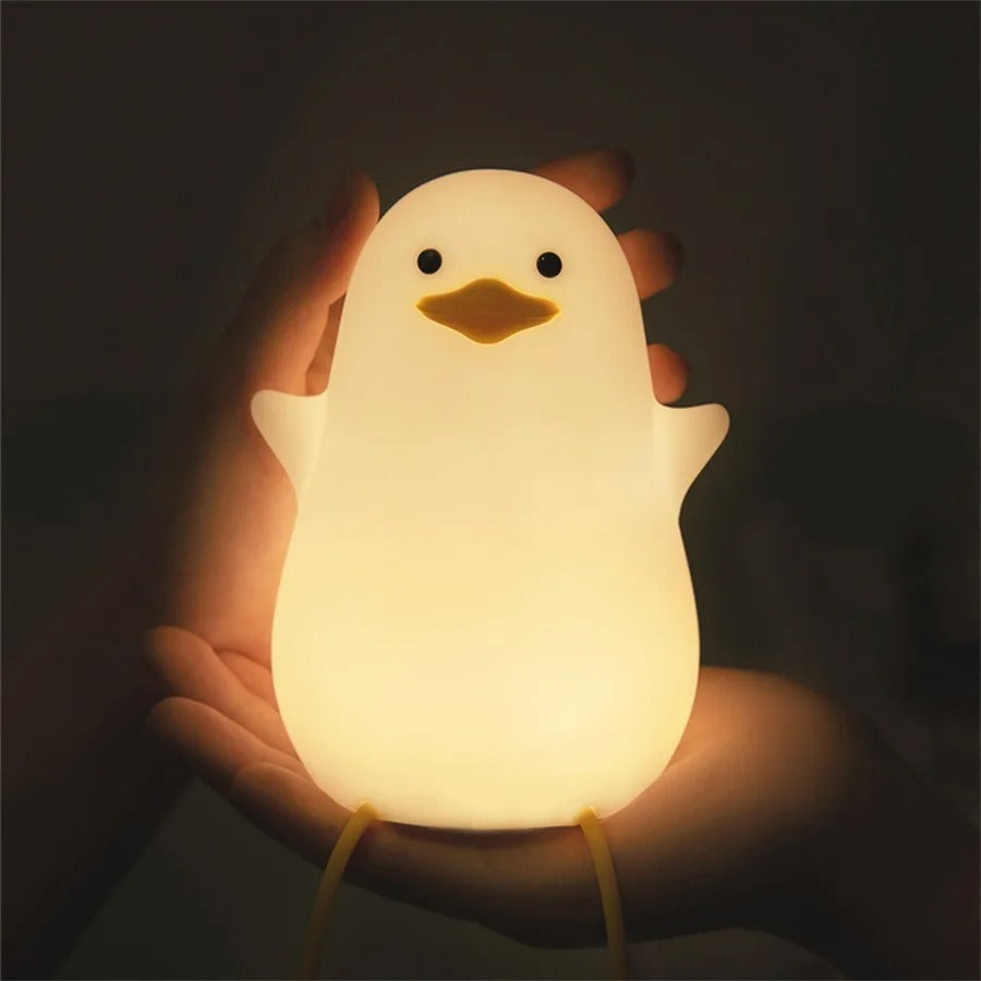 Duck Silicone Night Light - Touch & Dimmable With Timer