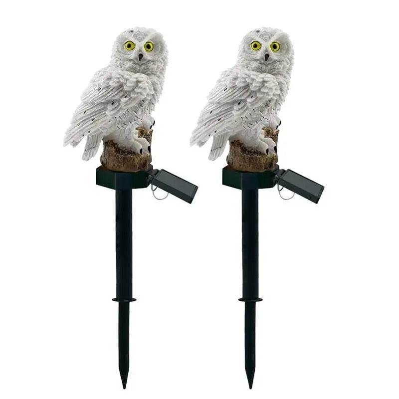 Solar Owl Garden Light - Waterproof Outdoor LED Lawn Lamp