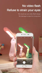 TrendoMark Alpaca LED Pen Holder Lamp – USB Rechargeable Foldable Night Light for Kids & Students