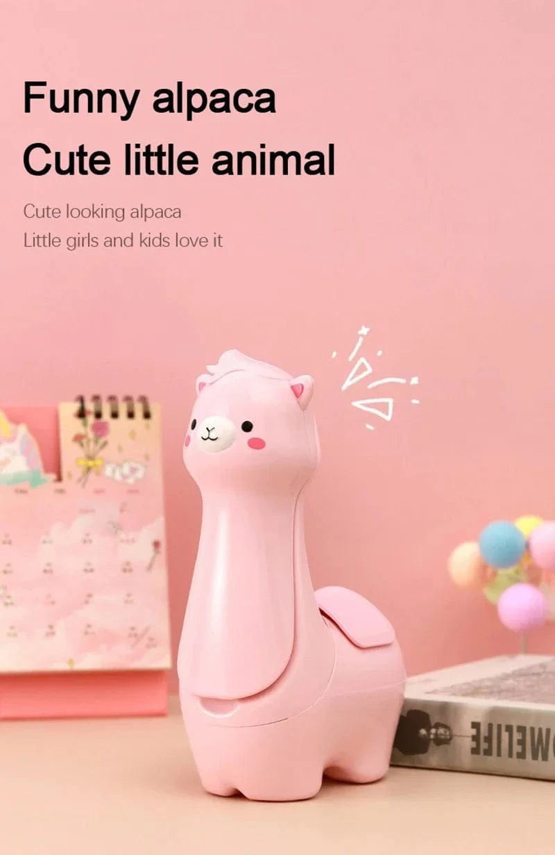 TrendoMark Alpaca LED Pen Holder Lamp – USB Rechargeable Foldable Night Light for Kids & Students