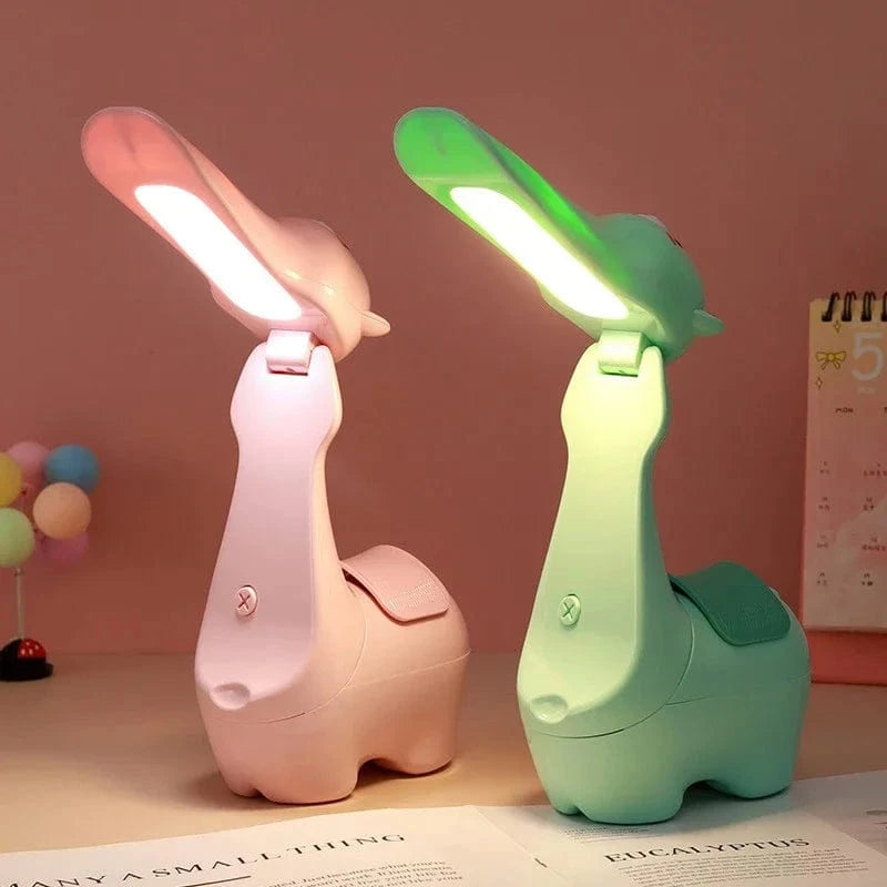 TrendoMark Alpaca LED Pen Holder Lamp – USB Rechargeable Foldable Night Light for Kids & Students