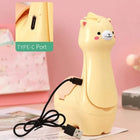 TrendoMark Alpaca LED Pen Holder Lamp – USB Rechargeable Foldable Night Light for Kids & Students