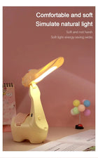 TrendoMark Alpaca LED Pen Holder Lamp – USB Rechargeable Foldable Night Light for Kids & Students