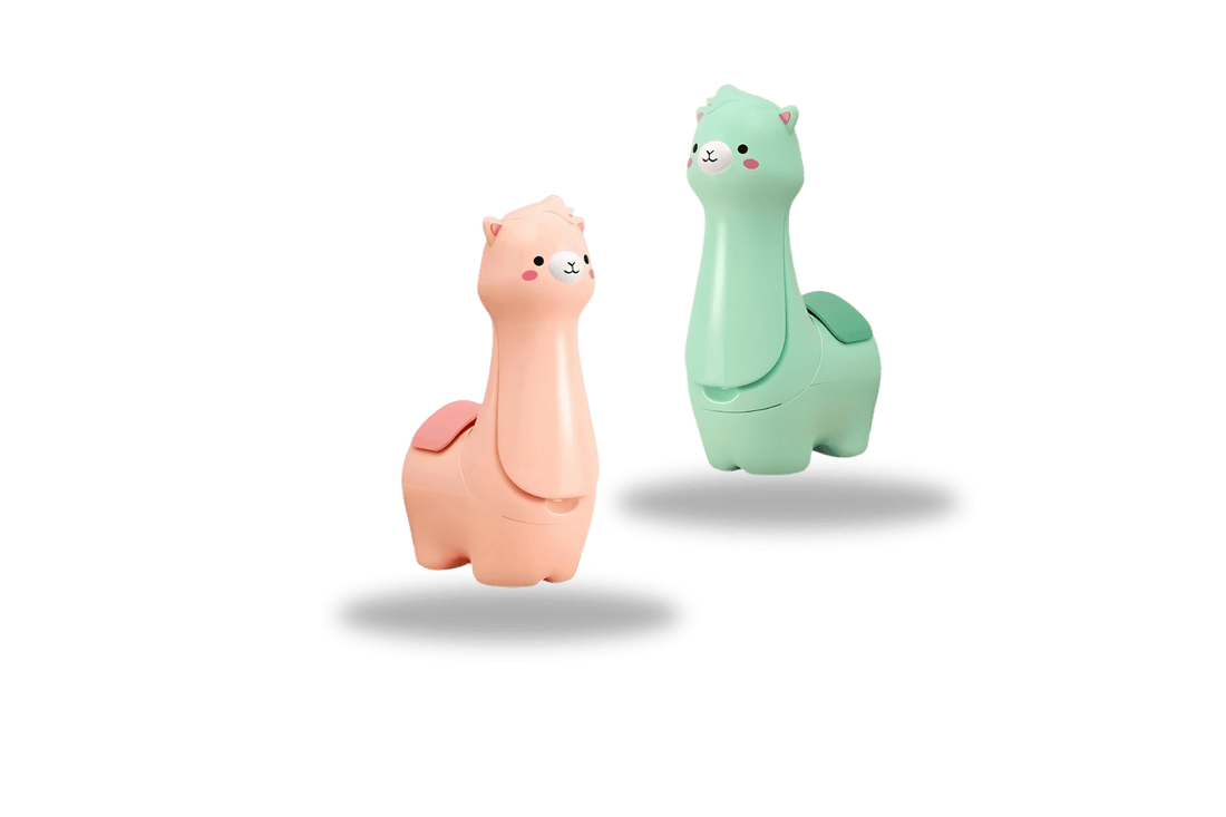 TrendoMark Alpaca LED Pen Holder Lamp – USB Rechargeable Foldable Night Light for Kids & Students