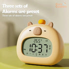 TrendoMark Capybara Touch Night Light & Alarm Clock – Nursery Sleep Lamp for Kids & Toddlers