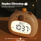 TrendoMark Capybara Touch Night Light & Alarm Clock – Nursery Sleep Lamp for Kids & Toddlers