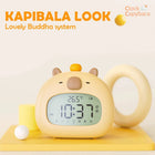 TrendoMark Capybara Touch Night Light & Alarm Clock – Nursery Sleep Lamp for Kids & Toddlers