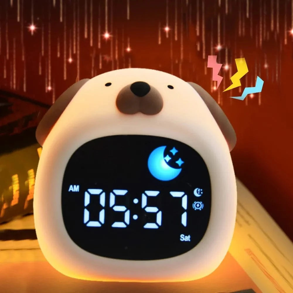 TrendoMark Capybara Touch Night Light & Alarm Clock – Nursery Sleep Lamp for Kids & Toddlers