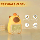 TrendoMark Capybara Touch Night Light & Alarm Clock – Nursery Sleep Lamp for Kids & Toddlers