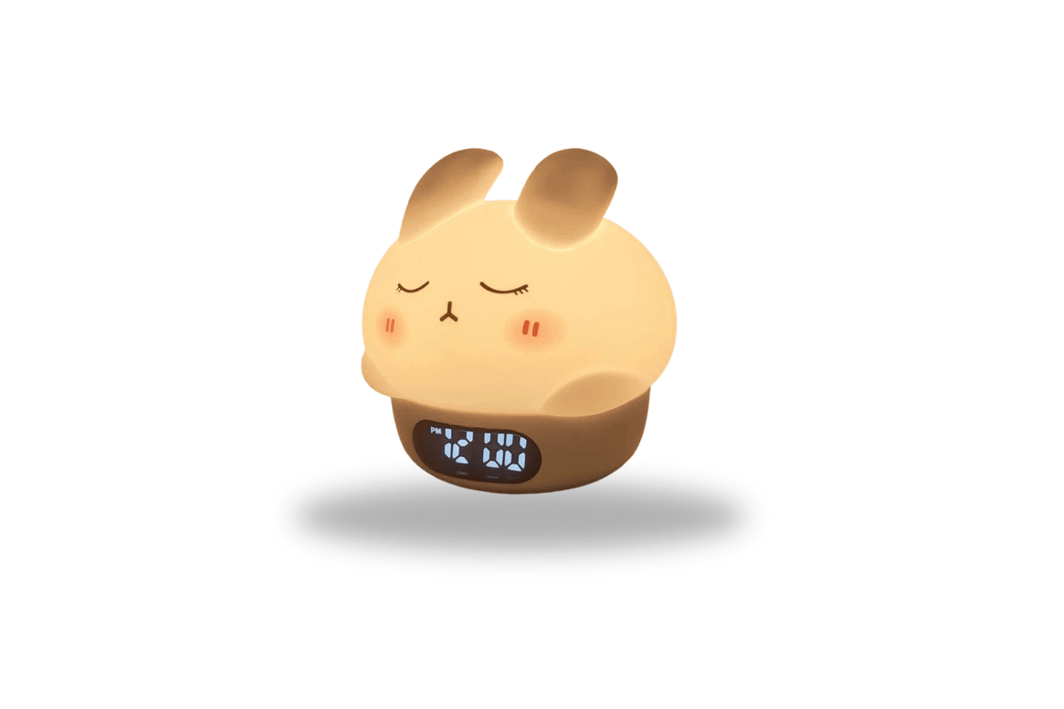 TrendoMark Capybara Touch Night Light & Alarm Clock – Nursery Sleep Lamp for Kids & Toddlers