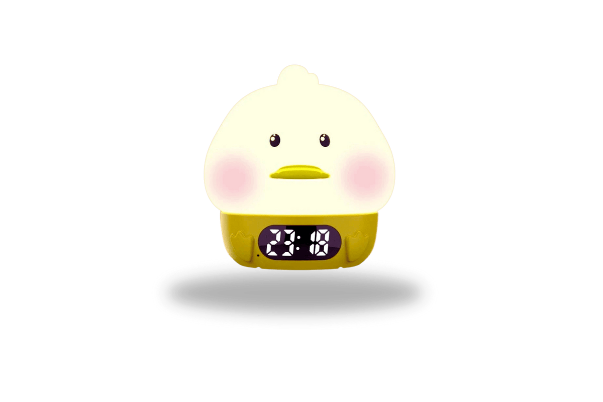 TrendoMark Duck Capybara Touch Night Light & Alarm Clock – Nursery Sleep Lamp for Kids & Toddlers