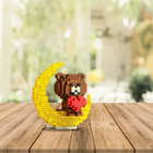 TrendoMark W2239 Cute Bear Light-Up Blocks Creative LED Building Toy – Fun & Educational Birthday Gift