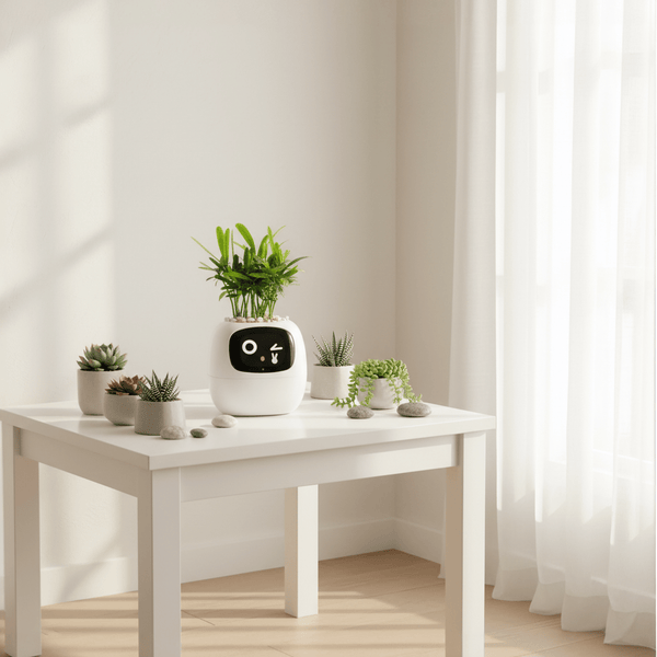 TrendoMark IvyBot Smart Planter™ - IvyBot Self-Watering Planter with LED Grow Light & App Control