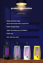 TrendoMark Xiaomi Mosquito Killer Lamp – Silent USB Bug Zapper for Indoor & Outdoor Use