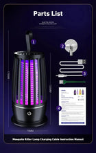 TrendoMark Xiaomi Mosquito Killer Lamp – Silent USB Bug Zapper for Indoor & Outdoor Use