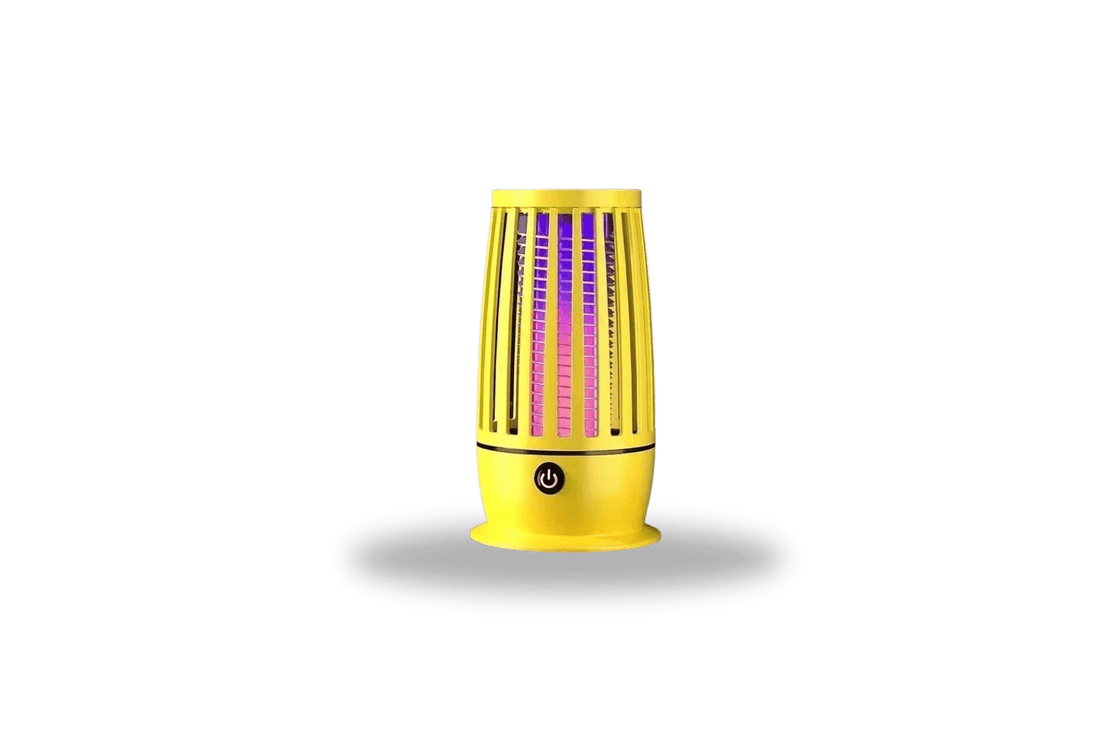 TrendoMark Yellow With battery Xiaomi Mosquito Killer Lamp – Silent USB Bug Zapper for Indoor & Outdoor Use
